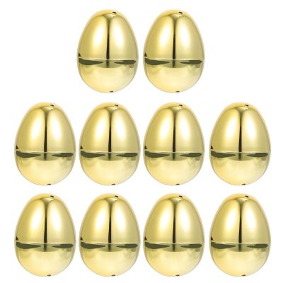 10pcs Bright Plastic Refillable Chic Decor for Home Party Festival Unique Ornaments for Easter Egg Hunt and Crafts