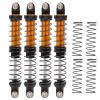 RC Car Shock Struts Damper, Front Rear RC Shocks Damper with Spring Adjustable Aluminum Parts Metal Oil Suspension Shock Struts Damper for Tamiya CC01 RC Car Model Accessory (100mm) view 1
