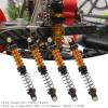 RC Car Shock Struts Damper, Front Rear RC Shocks Damper with Spring Adjustable Aluminum Parts Metal Oil Suspension Shock Struts Damper for Tamiya CC01 RC Car Model Accessory (100mm) view 2