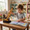 Gemini&Genius Crane Toys for Kids, Construction Vehicles Crane, Truck Toy Construction Equipment - Ideal Gift for Kids, 1:35 Scale-15 Length view 3