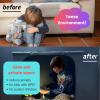 lukidoki Sensory Tent for Kids with CPC Certification - Sensory Calm Corner Helps Autism, ADHD, SPD Children Relax, Reduce Anxiety - Portable Pop-up Blackout Hideout Play Tent Toys Add Windows view 4
