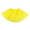 2-8Years Girls Tutu Classic Elastic 3 Layered Tulle Skirt Tutu for Toddler Girl (Yellow) view 1