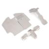 Acouto Stainless Steel Body Armor Front Chassis Rear Set for 1 7 Udr RC Accessories Udr Parts Skid Plate Body for Dhawk Racing Bodies Shell Front Sway Bar Rear view 2