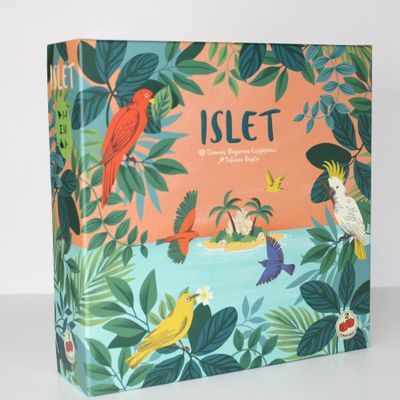 2TOMATOES Games | Islet | Board Game | Expand The Landscape and Develop Your Strategy to Explore The Islet | 1 to 4 Players | +8 Years Old | Animals | English, German, Spanish, French