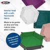 BCW Square Dice Tray - Plum | 7x7 Inches | Ideal for Dungeons and Dragons, Pathfinder, etc | Dice Rolling Tray Gaming Accessory for Tabletop RPGs and Board Games view 3