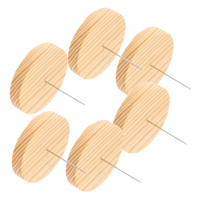 Hohopeti 6 Set Stand Doll Stand Display Holder Action Figure s Felt Doll Support Base Arm Leg Showcase Bracket Support Felting Animal Base Wood Toy Manual