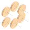 Hohopeti 6 Set Stand Doll Stand Display Holder Action Figure s Felt Doll Support Base Arm Leg Showcase Bracket Support Felting Animal Base Wood Toy Manual view 1