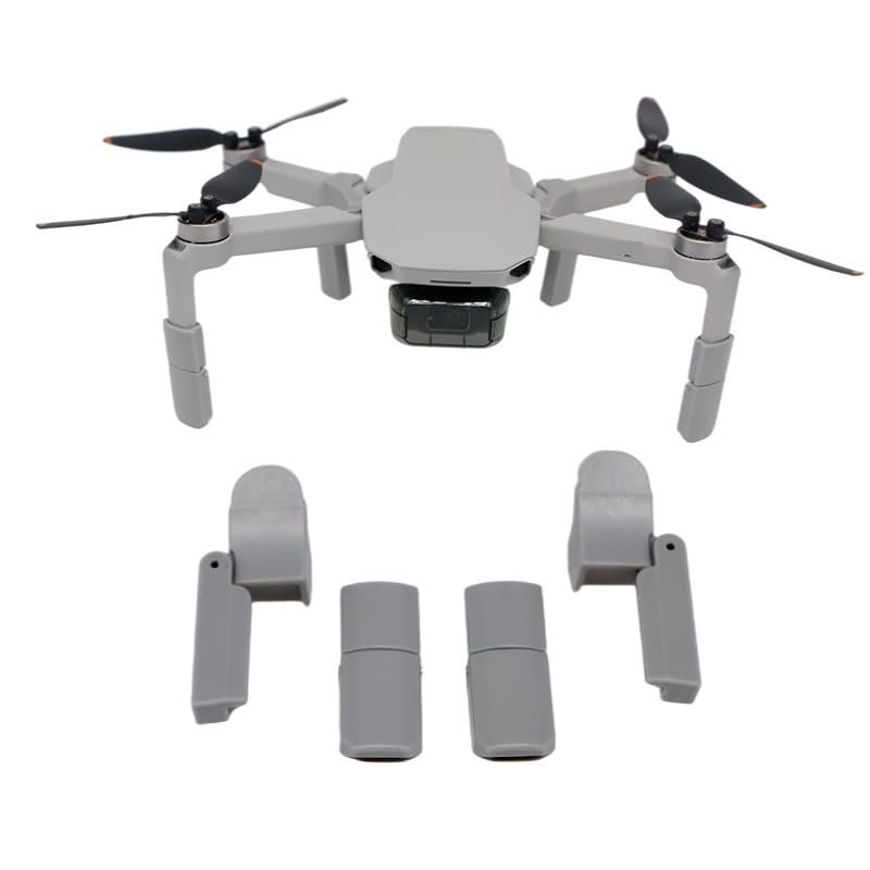 ABZEKH Drone Accessories for Foldable Heightening Landing Gear Leg Heighten Feet Stand Support Protector for DJI Mavic Mini 2/Mini SE Drone Accessories