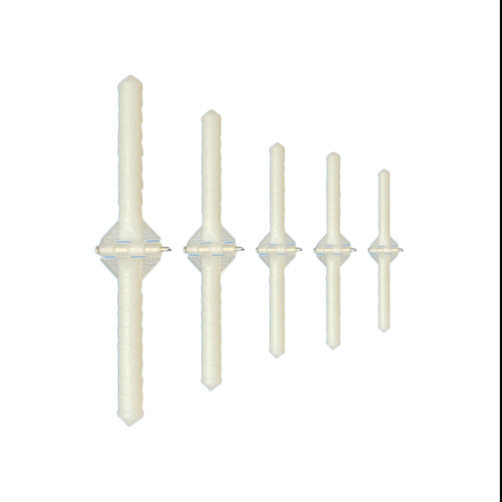 DAYUDDRICAR Airplane Part, 20 Pcs Airplane Plastic Needle Hinge Stick Pivot Pinned and Round Hinges Stitch Pin Kit Spare Part for RC Aircraft Model Accessories Parts (Color : 20 pcs D3x48mm)