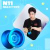 MAGICYOYO N11 Pro Metal Unresponsive Yoyo - Dual Purpose Trick Yo-Yo for Adults & Pros, Advanced Yoyo Ball with String Kit (Blue Splash) view 2
