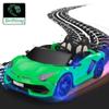 2-Seater Ride on Car 24V Electric Lamborghini for Kids High Speed 13km/h Drift Sports Car with PU Leather Seats w/Adjustable Safety Belt, 2 Speeds Mode, Music, Gifts for Children view 4
