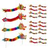24 Pcs Chinese New Year Paper Dragon Decorations 3D DIY Chinese Paper Dragon Party Decorations for Spring Festival Party Craft Set Supplies view 1