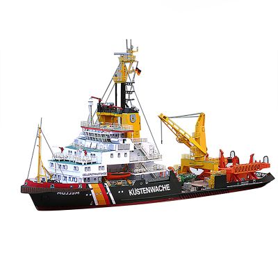 DAGIJIRD (Unassembled Kit) DIY 1:250 Scale Paper Germany Mellum Coast Guard Environment Monitoring Ship Model