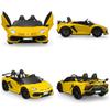 2-Seater Ride on Car 24V Electric Lamborghini for Kids High Speed 13km/h Drift Sports Car with PU Leather Seats w/Adjustable Safety Belt, 2 Speeds Mode, Music, Gifts for Children view 2