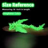 Flavery 3D Printed Dragon - 18 inch Flying Articulated Dragon with Wings, Flexible Winged Crystal Fidget Toy, Home Decor, Birthday Gift, Desk Pet view 4