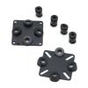 DAYUDDRICAR FPV Done Shock Absorber Anti-Vibration Damping Plate Shock Absorber Kit Spare Part for FPV Drone Flight Controller Spare Parts (Color : 5 Pieces) view 2