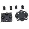 DAYUDDRICAR FPV Done Shock Absorber Anti-Vibration Damping Plate Shock Absorber Kit Spare Part for FPV Drone Flight Controller Spare Parts (Color : 5 Pieces) view 3
