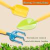 GIFTRRTOY Kids Gardening Set, Kids Gardening Tools with Watering Can, Shovel, Rake, Gloves, Waterproof Apron and Storage Bag, Children Garden Tool for Boys Girls Age 3 4 5 6 7 8 view 2