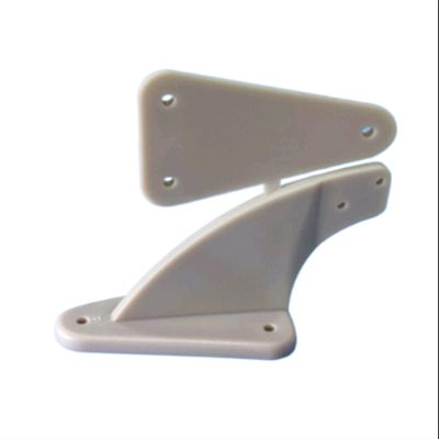 DAYUDDRICAR Airplane Part, 5 Pcs Airplane Control Horns Without Screws 2 Hole Kit Spare Part RC Airplanes Parts Electric Planes Foam Model Accessories (Color : 60 * 30mm)