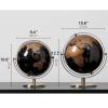Detailed Rotating Globe, World Globe with Stable Metal Base, Earth Globe for Home Dcor and Office Desktop Geographic Globe New view 2