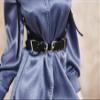 1/6 Scale Female Clothes, Female Silk Shirt Pajamas Tops Belt Clothes Accessory for 12inch PH TBL Action Figure Body (1pc Black No.3 Belt) view 1