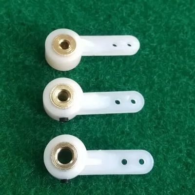 DAYUDDRICAR Airplane Part, 4pcs/lot Airplane Diameter 2.1/2.6/3.1/4.1mm Rudder Arms Landing Gear Steering Arm Kit Spare Part for RC Airplanes Plane DIY Accessories (Color : 4 pcs Diameter 2.6mm)