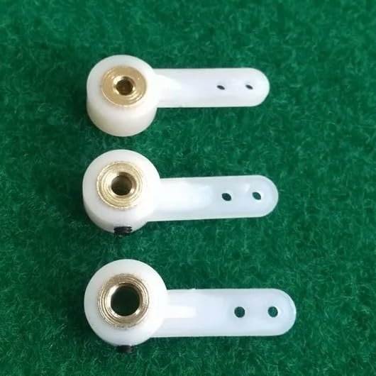 DAYUDDRICAR Airplane Part, 4pcs/lot Airplane Diameter 2.1/2.6/3.1/4.1mm Rudder Arms Landing Gear Steering Arm Kit Spare Part for RC Airplanes Plane DIY Accessories (Color : 4 pcs Diameter 2.6mm)