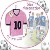 Soccer Jersey Pinata Pink Color 17 Argentina Soccer Player Team Birthday Party Supplies Decoration Teens Kids Futbol Champion view 3