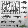 MaozyHomie 54 Pcs Military U.S. Weapons Pack - U.S.-Vietnam War Toy Set - Compatible with Major Brands, 3 Years and Up view 4