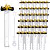 Silipull 48 Pcs 4.2'' Mini Bubble Wands Bubbles Party Favors Birthday Party Supplies Favor Decorations for Gift Back to School Goodie Bag, Contains Liquid(Graduation) view 1