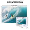 Surfing Puzzles 1000 Pieces Personalized Jigsaw Puzzles Wooden Photo Puzzle for Adults Family Picture Puzzle Gifts for Wedding Birthday Valentine's Day Gifts(29.5" x 19.7") view 3