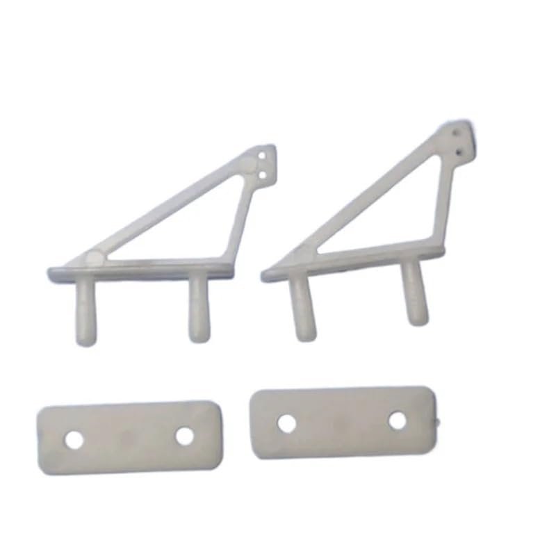 VERBANA Airplane Part 10 Pcs Airplane Nylon Twin Needle Pin Horns 2 Hole Kit Spare Part for RC Airplanes Parts Electric Planes Foam Model Accessories