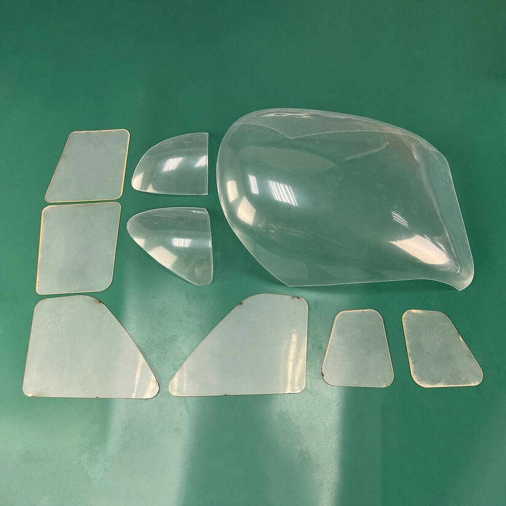 RC Helicopter Parts for Roban 800 Size EC135 T2 Austrian Polic Accessories (All Window Set)