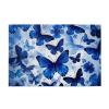 Blue Butterflies Puzzles 1000 Pieces Personalized Jigsaw Puzzles Wooden Photo Puzzle for Adults Family Picture Puzzle Gifts for Wedding Birthday Valentine's Day Gifts(29.5" x 19.7") view 2