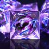 AUSTOR Violet Flame Dragon Dice Set - 7 Pieces Resin Dice: D20, D12, D10, D8, D6, D4 with Case view 4