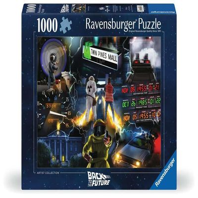 Ravensburger Universal Vault Collection Back to the Future Merchandise - 1000 Piece Jigsaw Puzzles for Adults and Kids Age 12 Years Up