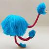 3 Days Local Delivery Ostrich Marionette Puppet,Ostrich String PuppetExercise Hand-Brain BalanceMarionette PuppetsExercise Children's Coordination Ability (Blue Ostrich) view 3