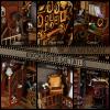 JOOHOUR DIY Book Nook Kit, Dollhouse Miniature, Booknook Bookshelf Insert Alley 3D Wooden Puzzle, Bookends Model Building Kit with LED Light, Gift for Teens and Adults, Back to Memory view 4