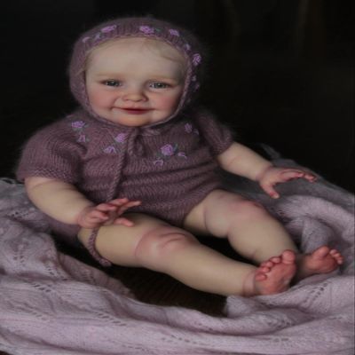 cosheng 24 Inch Lifelike Reborn Baby Dolls Beautiful Girl Toddler Reborn Doll Soft Vinyl Silicone Baby Dolls Toy for Kids Age 3+