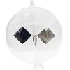 Luejnbogty Clear Solar Power Radiometer Sun Light Energy Spinning Vanes Glass Radiometer Science Educational Light Mill, Transparent, 240641 view 2
