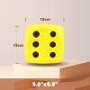 Anboor 5.9'' Large Foam Dice Squishies Jumbo Dice for Classroom Game Dice Kids Toys Collection Decorative Props(Yellow) view 2