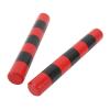 2 Piece Wooden Rhythm Sticks with Iron Beads, Promote Creativity and Motor Skills for Musical Education (Red Stripe view 1