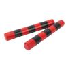 2 Piece Wooden Rhythm Sticks with Iron Beads, Promote Creativity and Motor Skills for Musical Education (Red Stripe view 2