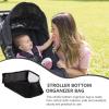 Abaodam Baby Stroller Mesh Bag Stroller Organizer Mesh Net Side Sling Car Storage Diapers Universal Storage Basket Oxford Cloth view 4
