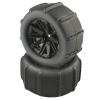 12mm Hex Hub RC Wheel Rims & Rubber Tires 1/10 1/12 1/14 1/16 1/18 Scale Beach Sand/Snow/Desert Off Road Crawler Truck Wheels Tires Compatible with WLtoys 144001 (4* Tires) view 2