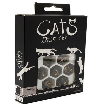 Cats Dice Set Pixel by Q-Workshop, Dice Game