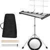 MEDIMALL 32 Notes Glockenspiel Kits, Percussion Xylophone with Adjustable Stand, Music Stand, 8 Practice Pad, Bell Mallets, Wood Drumsticks & Carrying Bag, Glockenspiel for Beginners & Professionals view 1
