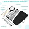 MEDIMALL 32 Notes Glockenspiel Kits, Percussion Xylophone with Adjustable Stand, Music Stand, 8 Practice Pad, Bell Mallets, Wood Drumsticks & Carrying Bag, Glockenspiel for Beginners & Professionals view 2