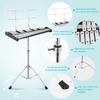 MEDIMALL 32 Notes Glockenspiel Kits, Percussion Xylophone with Adjustable Stand, Music Stand, 8 Practice Pad, Bell Mallets, Wood Drumsticks & Carrying Bag, Glockenspiel for Beginners & Professionals view 4