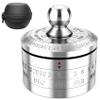 XinSiChen Stainless Steel Lucky Fidgeting Spinner Mens Gifts Office Desktop Anxiety Relief Paperweight Roulette Dice Game Decision Maker Important Date Reminder Calendar view 1